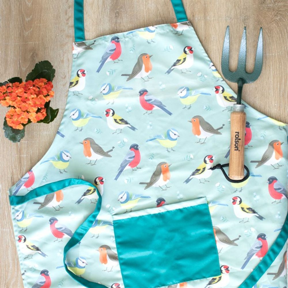 British Garden Birds Cotton Apron